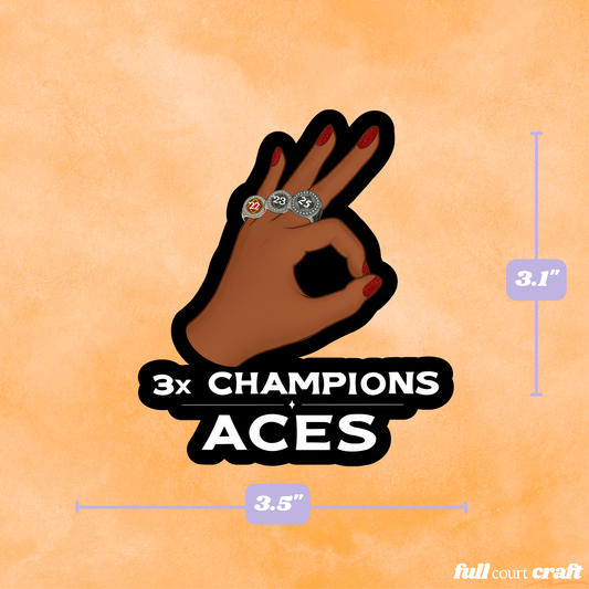 2025 Aces Championship Sticker