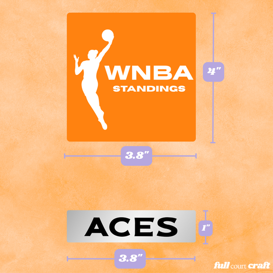 Wood WNBA Magnet | Standing Kit