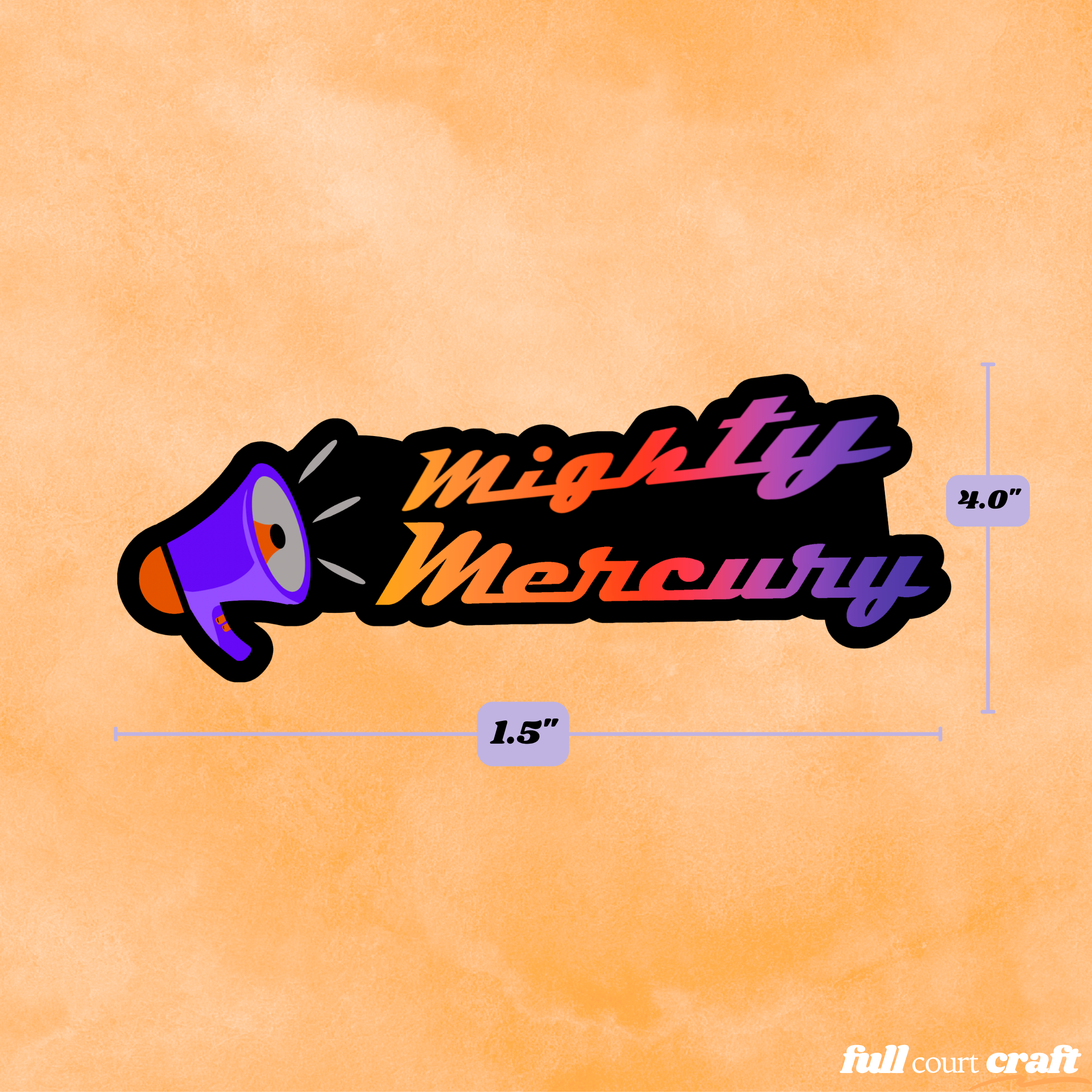 Phoenix Mercury | Mighty Mercury Sticker