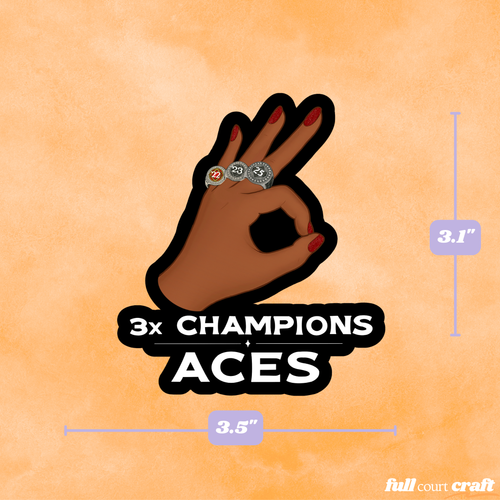 2025 Aces Championship Sticker