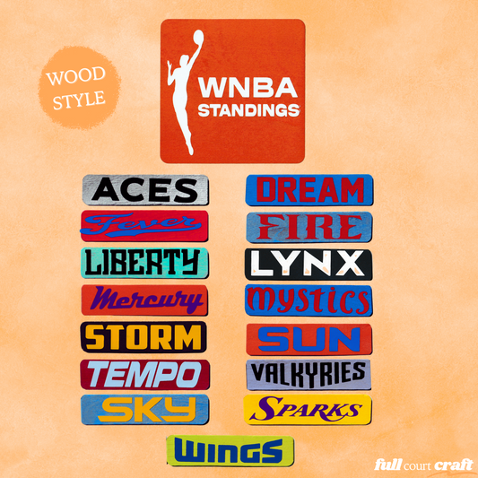 WNBA Standing Kit | Wood Magnet