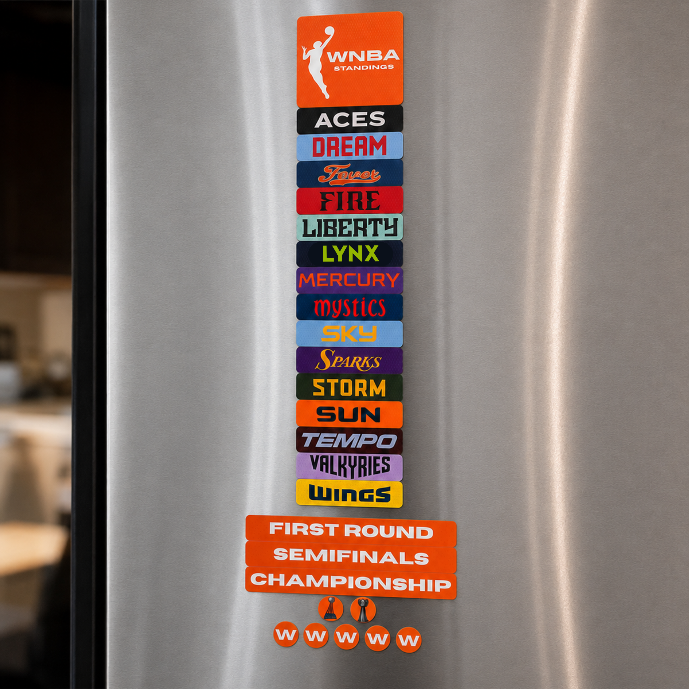 WNBA Standing + Playoff Bundle | Flat Back