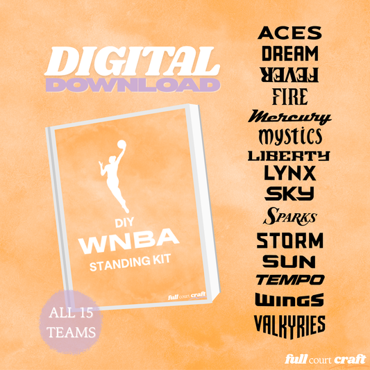 WNBA Team Fonts | Digital Download