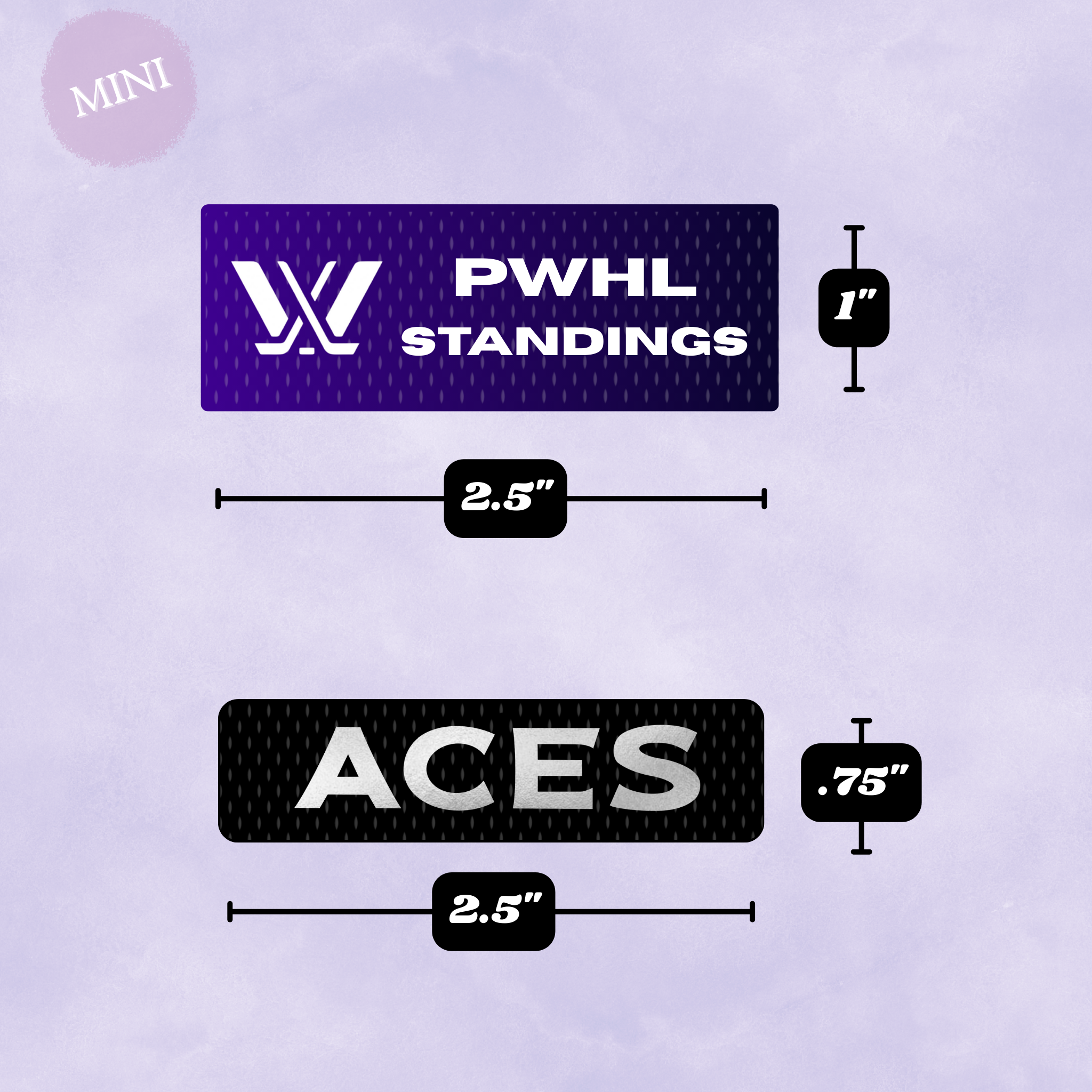 PWHL Mini Standing Kit + Playoff Tracker Bundle