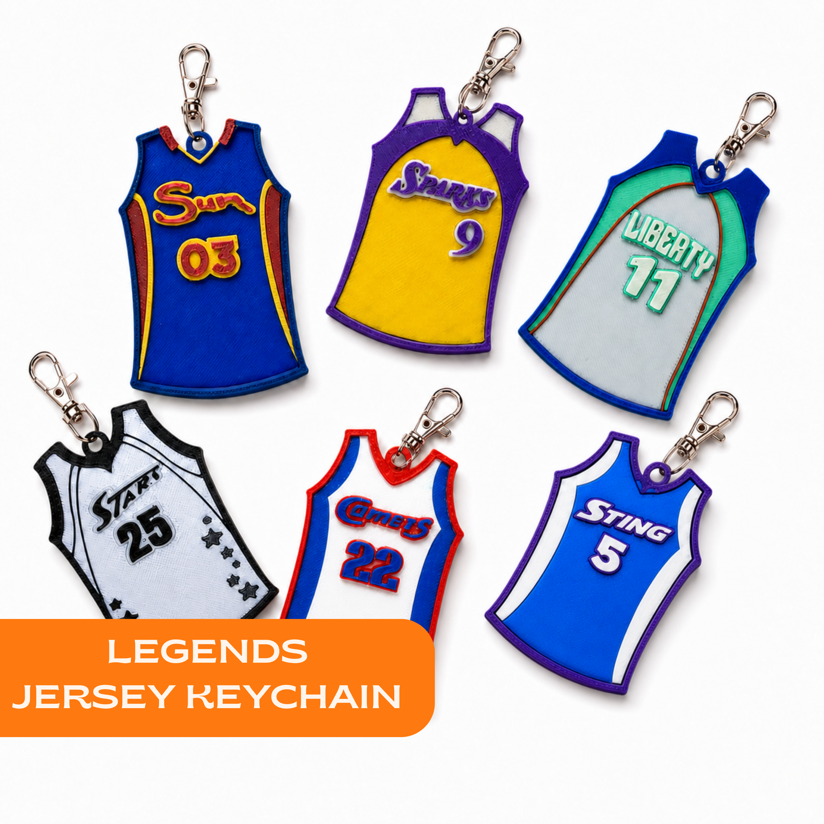 Legends Jersey Keychain