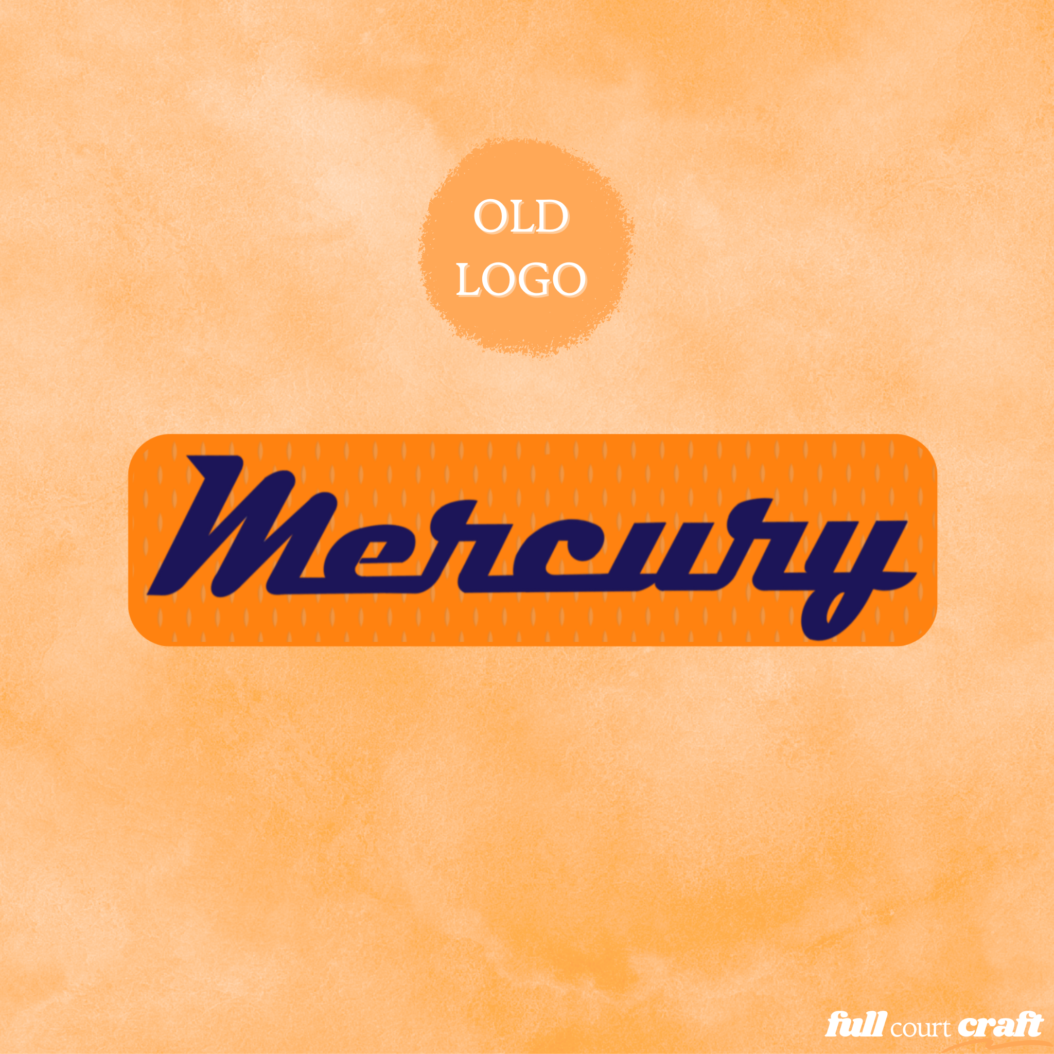 Add-On Only Phoenix Mercury Old Logo Magnet