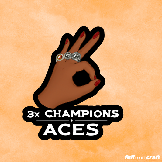 2025 WNBA Championship Sticker