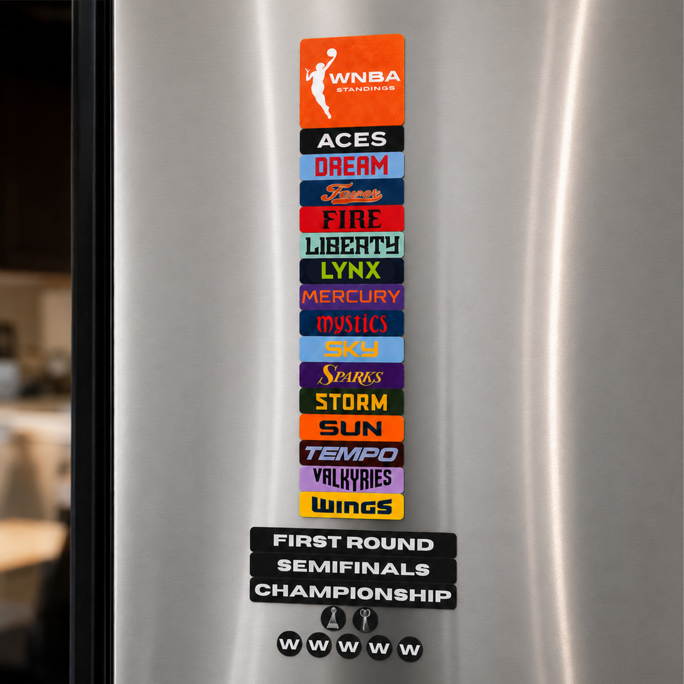 WNBA Standing + Playoff Bundle | Flat Back