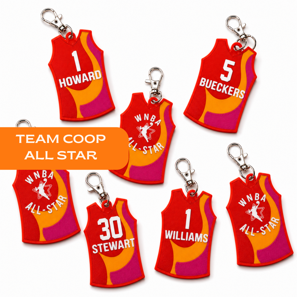 Team Coop All-Star Jersey Keychain